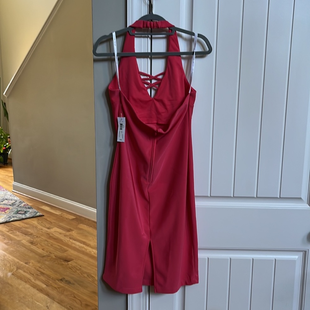 Size 12 Bisou Bisou Halter Dress - Picture 5 of 7